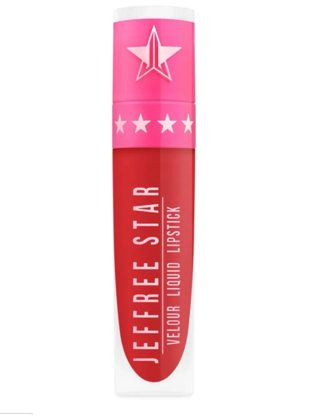 Jeffree Star Velour Liquid Lipstick -“Redrum “with Pink Cap